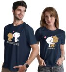 Couple Love Printed Matching 100% Cotton Tshirt for Men and Women - CPN-Pair